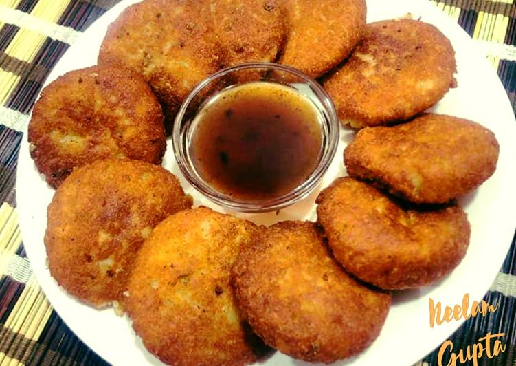 Easiest Way to Prepare Quick Paneer Potato Tikki