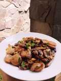 Tumis Jamur Kancing Sosis