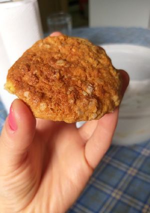 Una foto de Galletas de miel, avena y coco
