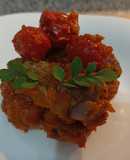 Costillas en salsa de tomates secos 🍅 pimiento rojo🌶️ y miel🍯