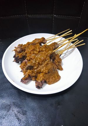 Foto resep Sate Kambing Bumbu Kacang