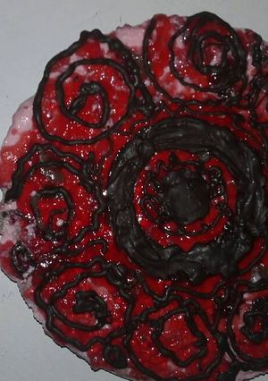 Una foto de Torta de yogur y gelatina