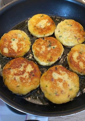 Une photo de Galettes de purée de pommes de terre