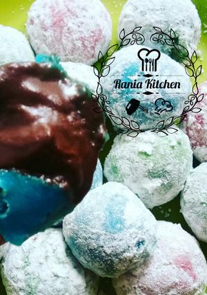 Foto resep Mochi isi coklat lumer n isi kacang