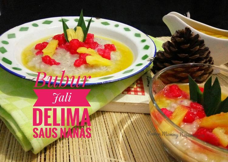 Bubur Jali Delima Saus Nanas