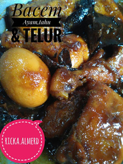 Foto resep 🍪Bacem Ayam, tahu & telur🍪