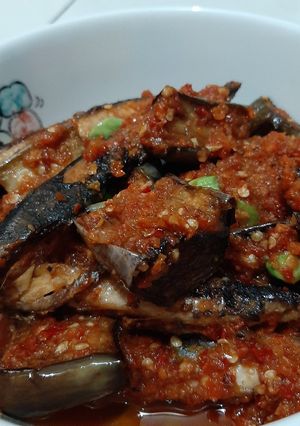 Foto resep Ikan Tongkol Terong Balado