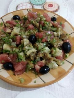 صورة لوصفة سلطة باذنجان