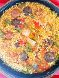 Arroz con compango asturiano
