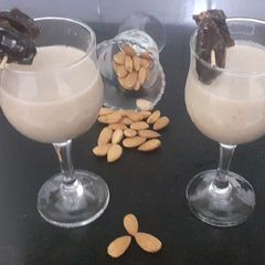 Dates and Almond milkshake A picture of Dates and Almond milkshake.