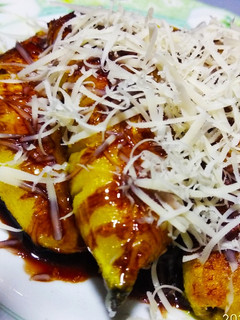 Foto resep Pisang penyet coklat keju