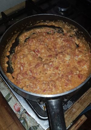 Una foto de Tomates con huevo