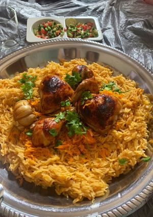 صورة لوصفة الرز البخاري