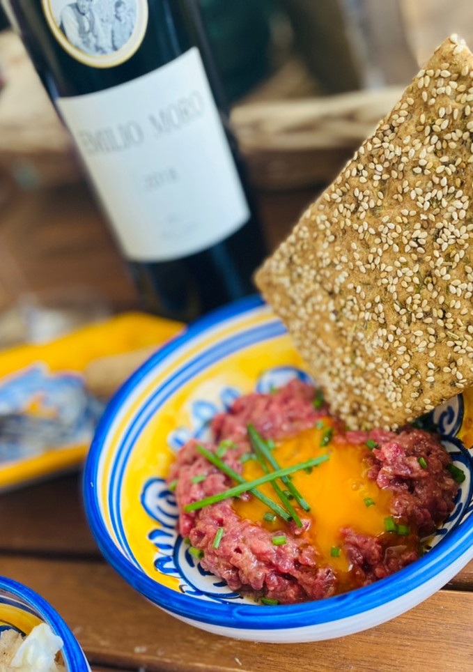 Una foto de Tartar de wagyu