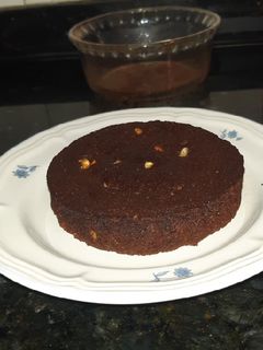 Una foto de Tortita individual de cacao, sin azúcar, harina ni gluten