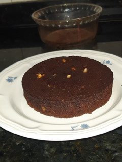 Una foto de Tortita individual de cacao, sin azúcar, harina ni gluten