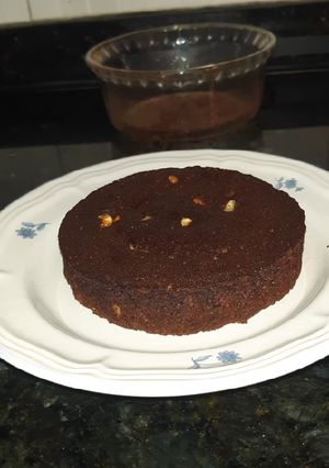 Una foto de Tortita individual de cacao, sin azúcar, harina ni gluten
