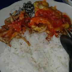 A picture of Telur & Jamur Asam Manis Pedas Simple Bingits 😂.