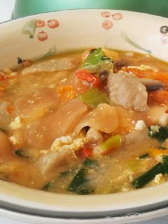 Foto resep Seblak sayur bakso