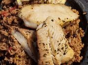 Una foto de habichuela al horno