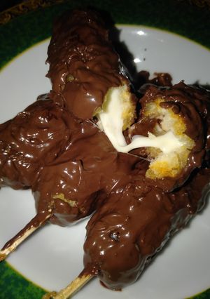 Foto resep Corn dog mozarella choco