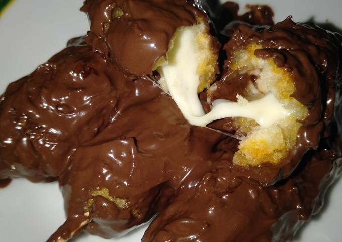 Corn dog mozarella choco