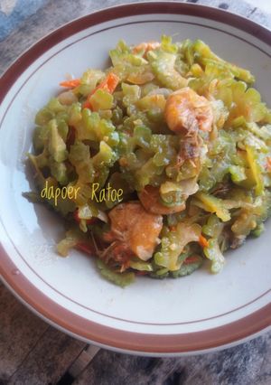 Foto resep Tumis pare sederhana