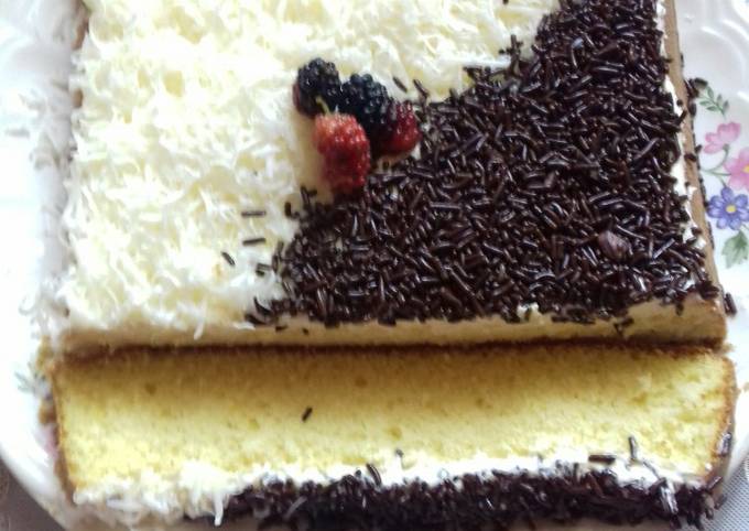 Resep Bolu Panggang Tabur Keju Meses Oleh Kasmira - Cookpad Resep Bolu Panggang Tabur Keju Meses Oleh Kasmira - Cookpad