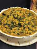 Palak aloo chana dal sabzi