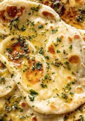 صورة لوصفة خبز النان الهندي