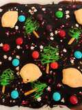 Christmas Dark Chocolate Bark