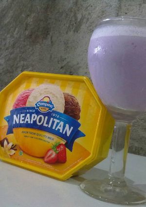 Foto resep Blueberry milkshake 🍹