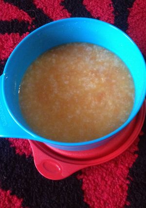 Foto resep MPASI 8m+ Bubur Vit. A (Wortel+Tomat+Keju)