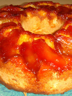 Una foto de Torta de manzana invertida (otra)