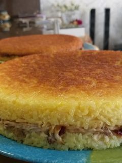 عکسی از دستور ته چین مرغ