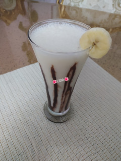 عکسی از دستور میلک شیک موزی