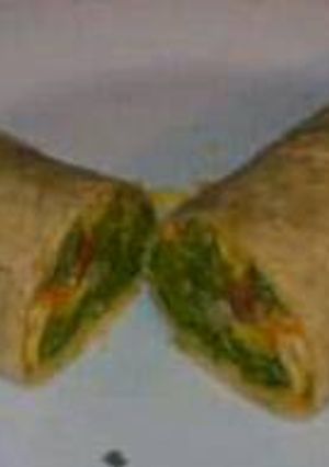 A picture of Vegetable Wrap.