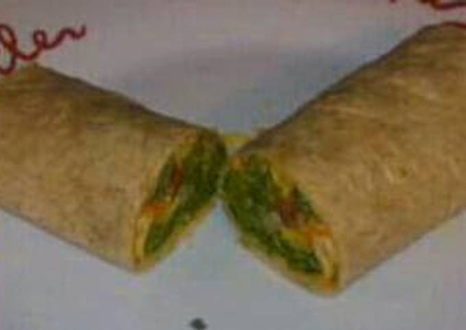 Recipe of Homemade Vegetable Wrap