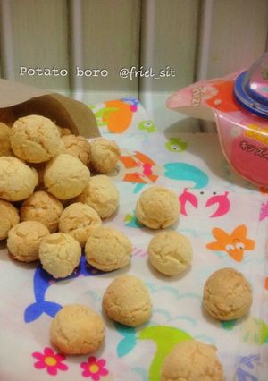 Foto resep Potato boro/tamago boro/egg biscuit (hanya 3 bahan)