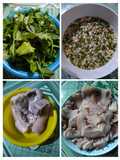 Mũi heo luộc cuốn bánh tráng