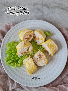 Foto resep Nasi Uduk Gulung Telur
