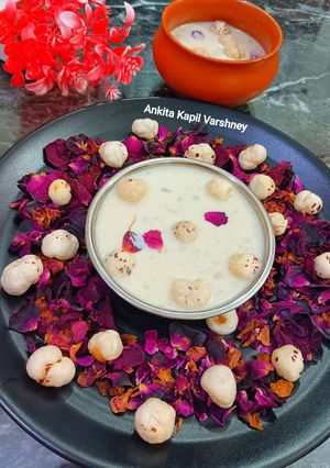 A picture of Makhana Kheer.