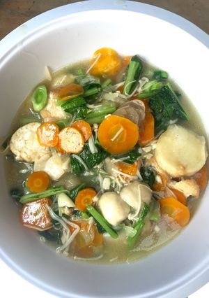 Foto resep Cah Tofu jamur enoki