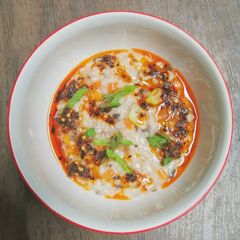 Mushroom and carrot porridge A picture of Mushroom and carrot porridge.