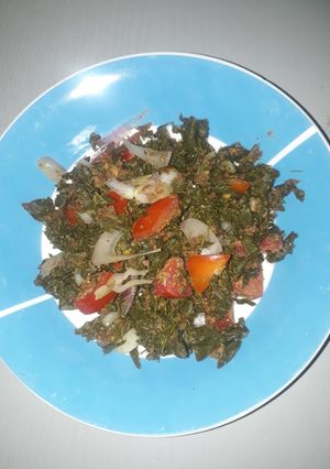 A picture of Morninga salad.
