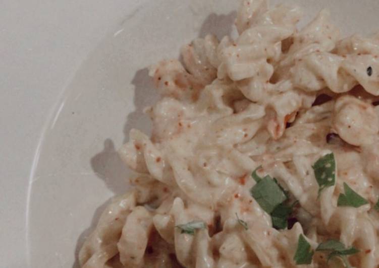 Resep Creamy Shrimp And Mozzarella Pasta Oleh Ansila Sabrina Cookpad