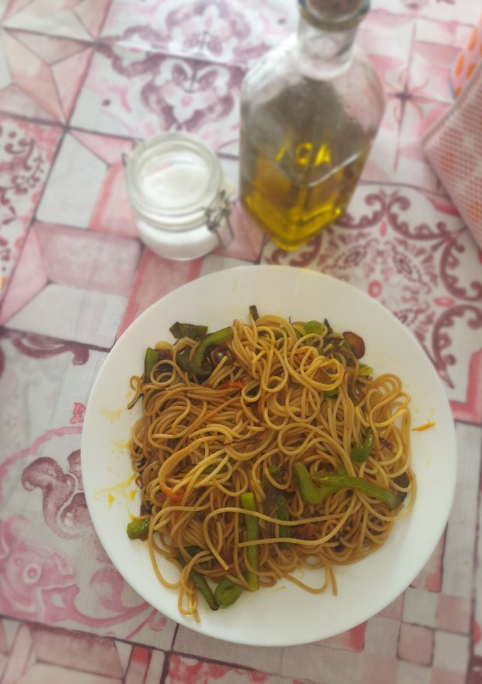 Una foto de Tallarines 3 delicias