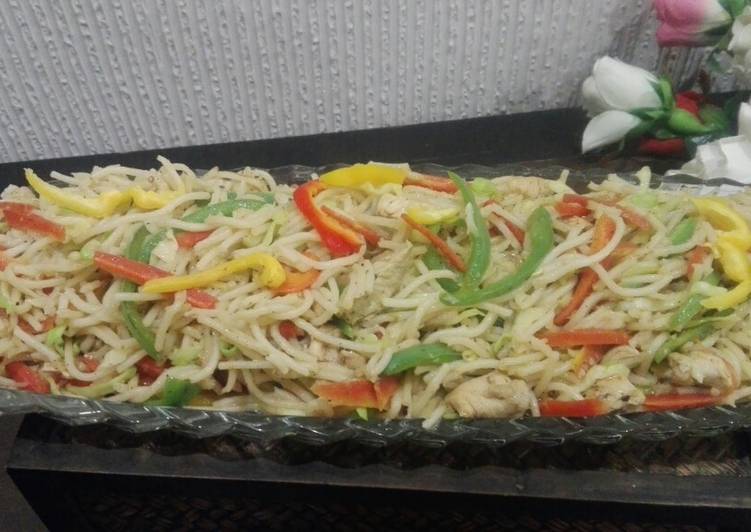 Easiest Way to Make Super Quick Homemade Schezwan noodles