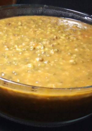 A picture of Ndengu stew.