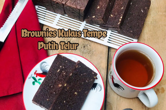 Cara Memasak Brownies Kukus Tempe (Putih Telur) Ekonomis